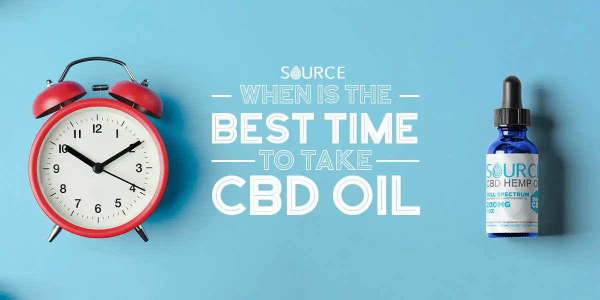 best time of day to take CBD oil