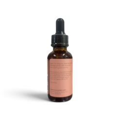 Source CBD Radiance Face Serum label showing directions and scientific botanical oil names