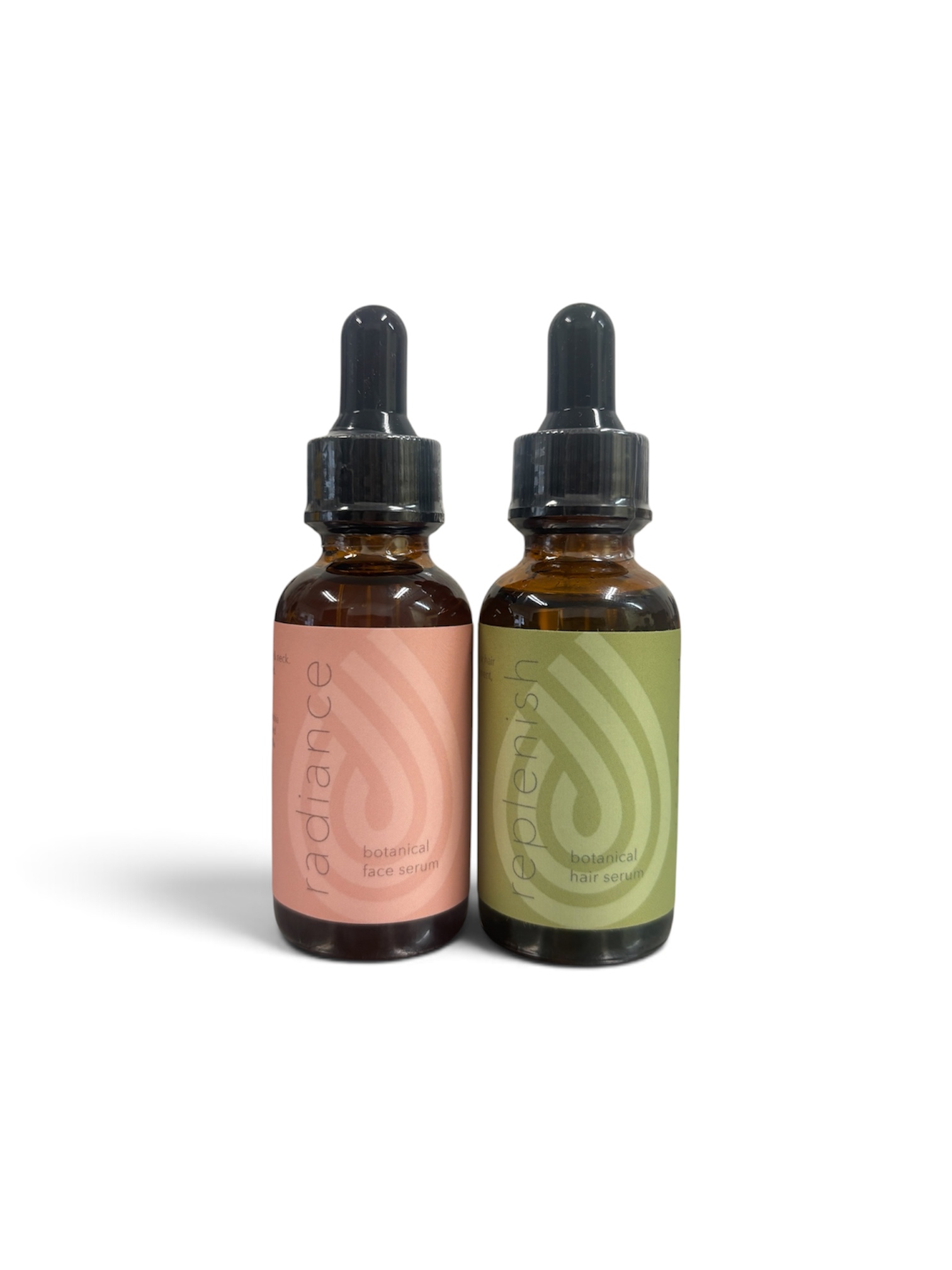 Source CBD Botanical Face and Hair Serum Bundle featuring Radiance Face Serum and Hair Serum