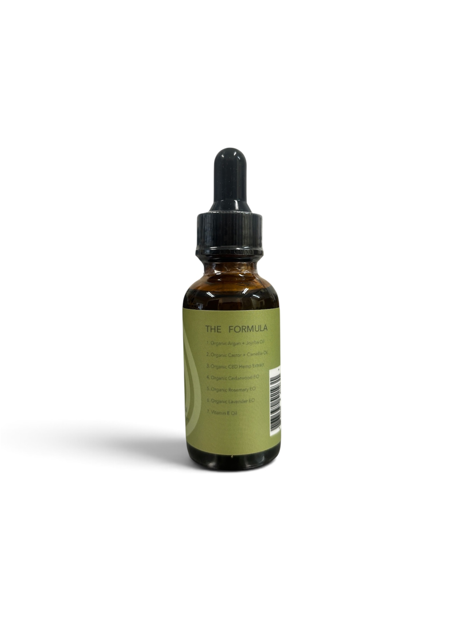 Source CBD Replenish Hair Serum formula label with full spectrum CBD and botanical oils